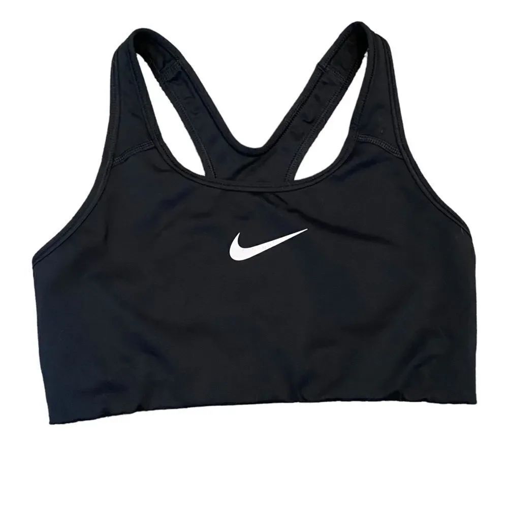 Nike Black Dri Fit Athletic Running Sport Bra